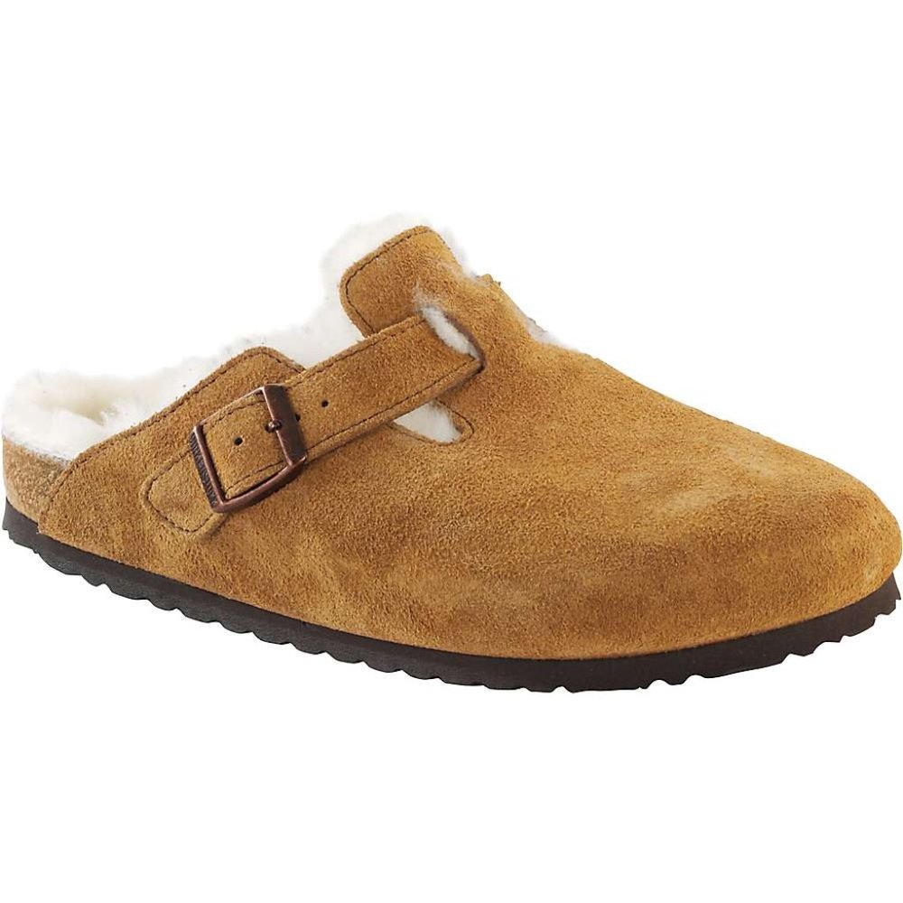 Birkenstock Boston Shearling Suede Leather Size EU38/US7-7.5